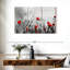 Harnek, fleurs de coquelicots rouges-106046632