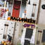 Porche - Décorations d'Halloween - Panneau de balai avec 3 sorcières en bois