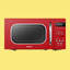 800W 20L Retro Microwave Oven with LED Display-97966933