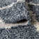 Cantera Shag Plush Tassel Moroccan Geometric Trellis Denim Blue/Cream Rug