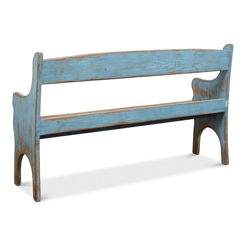 Arlo Solid Wood Bench, Green