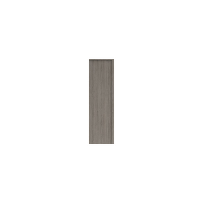 Colville 4 Door Manufactured Wood Wardrobe, Grey Oak/Graphite Gloss