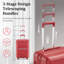 Luggage Sets 4 Piece PP Lightweight & Durable Expandable Suitcase