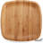Reusable Bamboo Square Dinner Plate