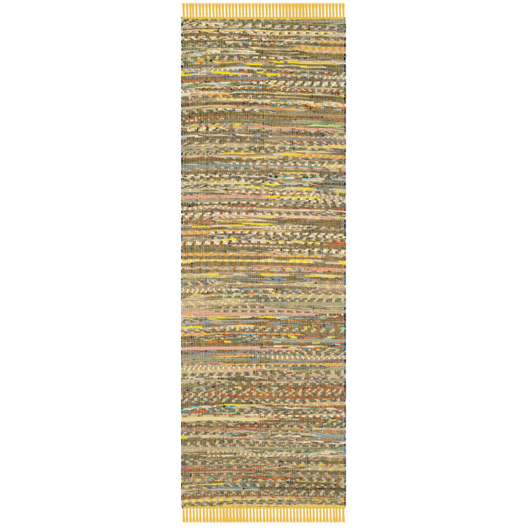 Weekley Rug Hand Woven Cotton Striped Rug