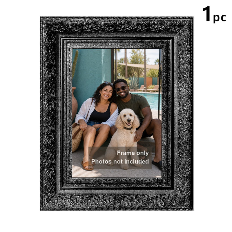 Cadre photo noir 1PC pour photos 8 po x 10 po