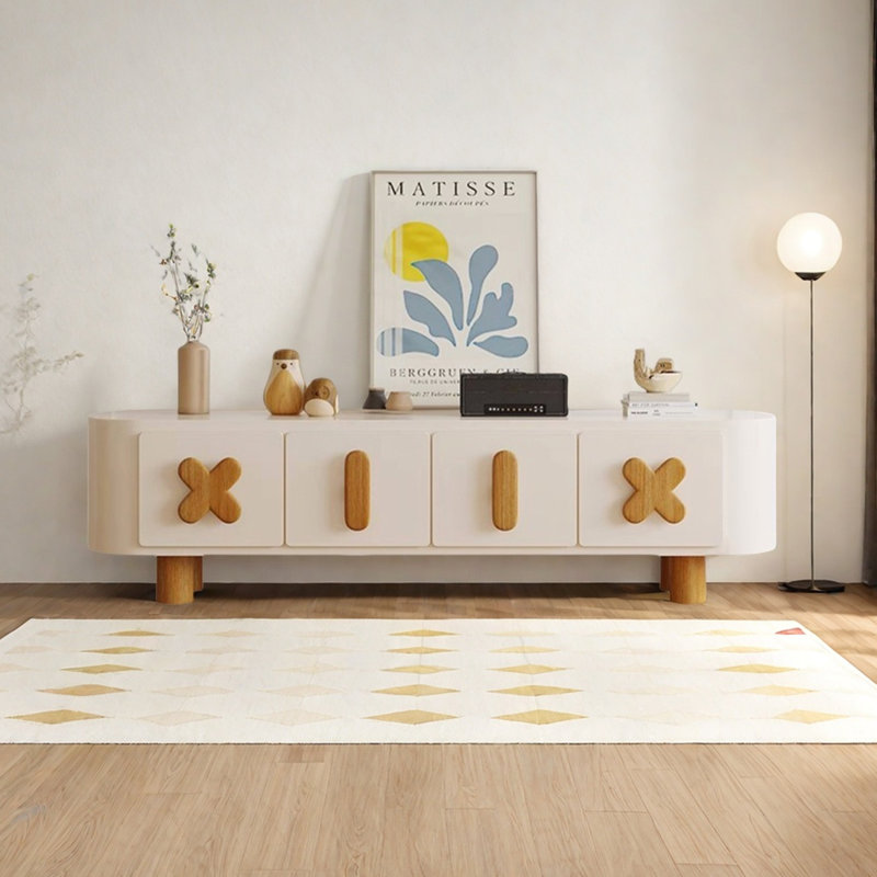 Meuble télé en bois French Simplicity, 78.74"