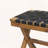 Banff Outdoor Bench with Acacia Wood and Rope Weave Design