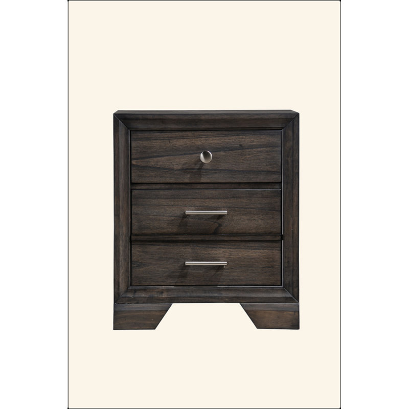 Table de chevet 2 tiroirs 1pc