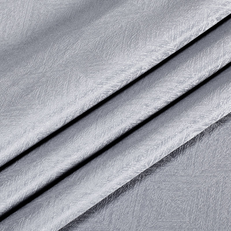 Nappe de couleur unie Dammon, L 84 po x l 60 po, Argent