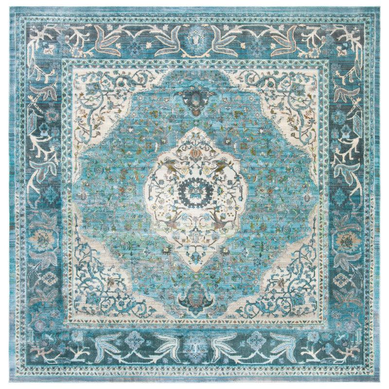 Tapis oriental Marques Performance, Carré 6 pi 7 po