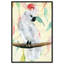 Cacatoès tropical - peinture sur toile-71080711-71080723