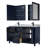 Daria 60 " W Freestanding Standard Free Standing Single Double Vanity Bathroom Vanity With Carrara Marble Top with Mirror-97961479-97961484