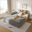 Chaise de lecture rembourrée moderne pour appartements
