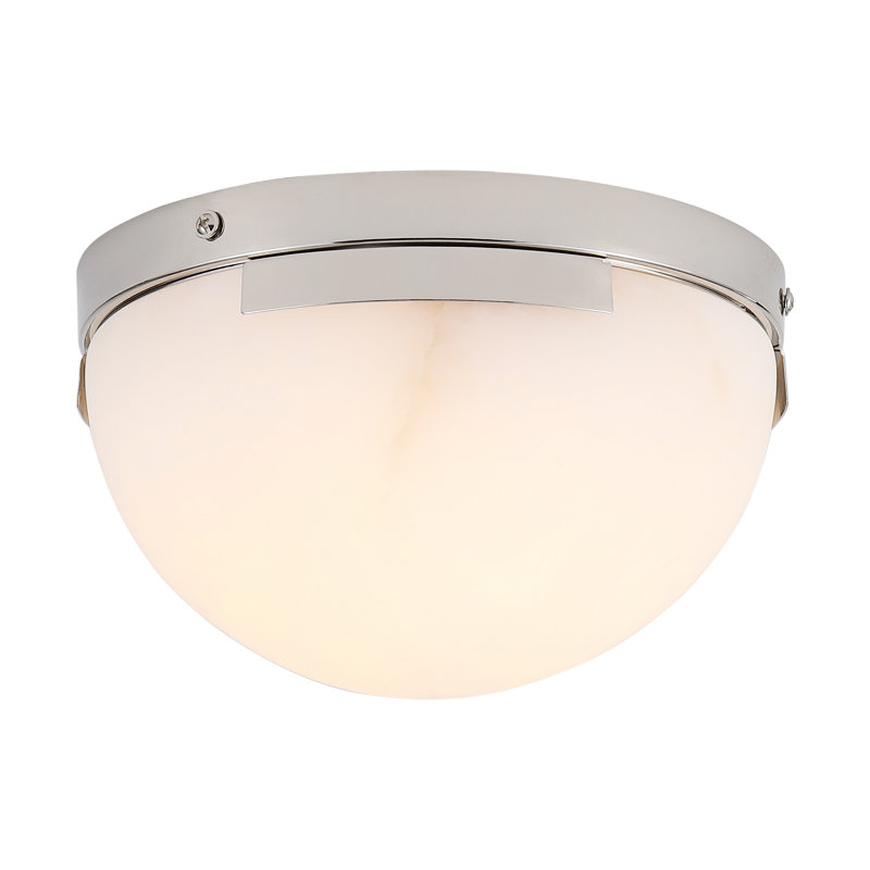Plafonnier encastré en albâtre Hottenrott, Argent argent