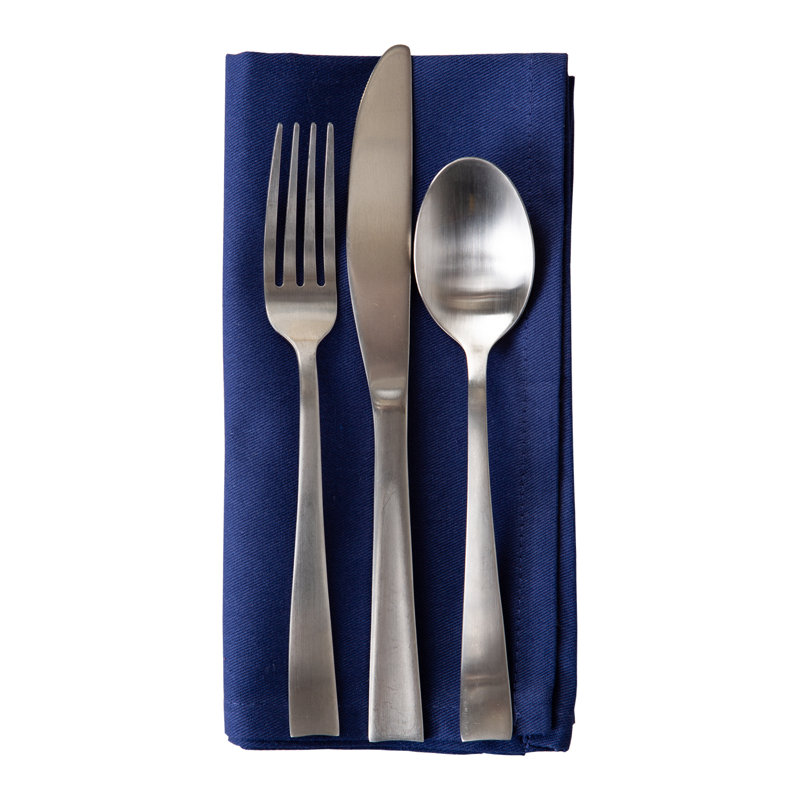 Aurora Cotton Square Napkin, Dark Green