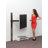 Props Silver Wall Mount for LCD/Plasma/LED with Shelving, Holds up to 35 kg