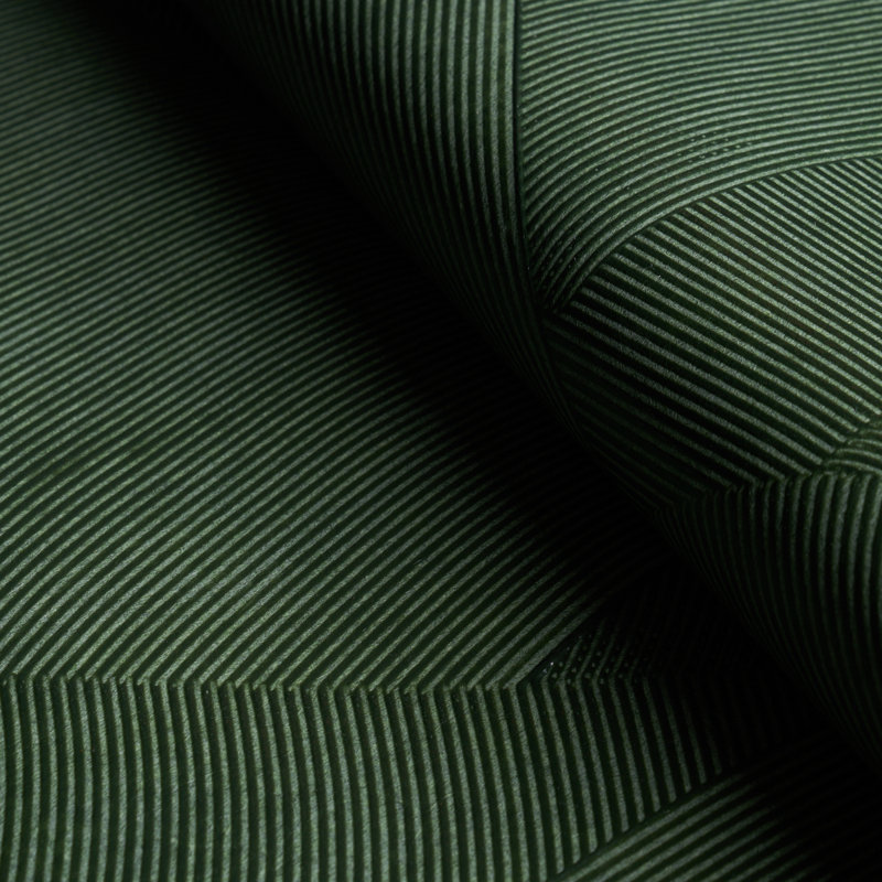 Papier peint Schumacher x David Kaihoi, Feuille verte