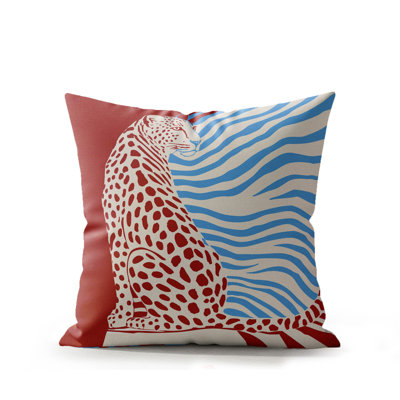 Coussin intérieur en faux suède Damisa