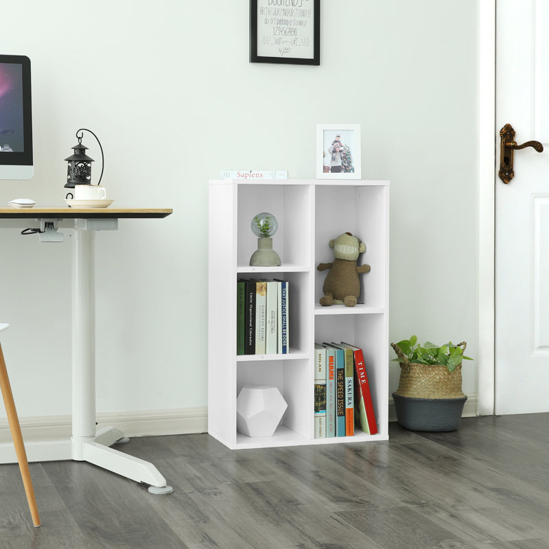Arkwright 80cm H x 50cm W Standard Bookcase, White