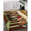 Beige/vert/brun Tapis décoratif adalira-1257581714