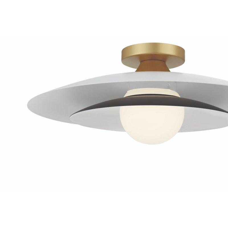 Welsh 1 Light LED 18" Sconce, White