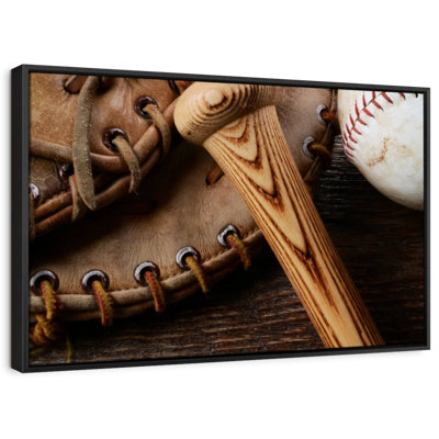 " Old Baseball Stuff Canvas Print "