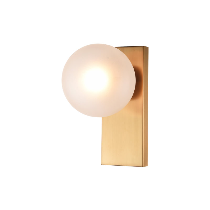 Plafonnier encastré 1 lumière Himalaya, Doré