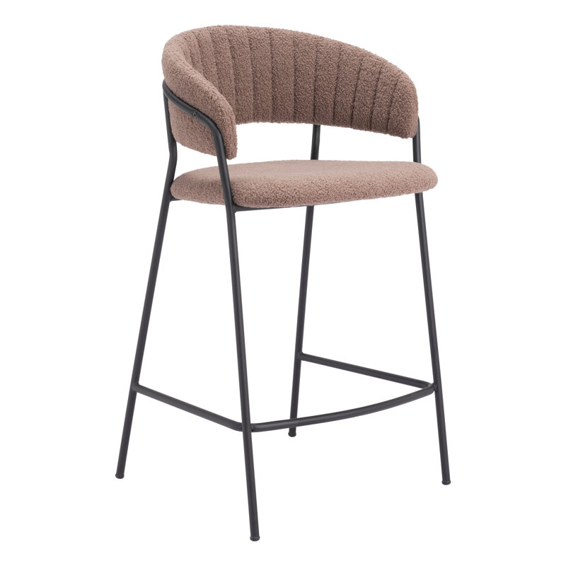 Tabouret de comptoir Katsuyoshi (ensemble de 2) brun, Brun
