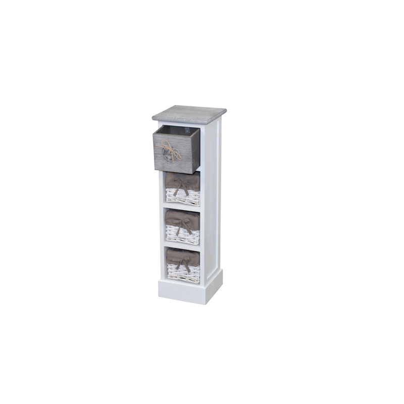 Latitude 3 - Drawer Rectangle Accent Chest, Grey
