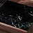 Luxury stone solid wood simple coffee table