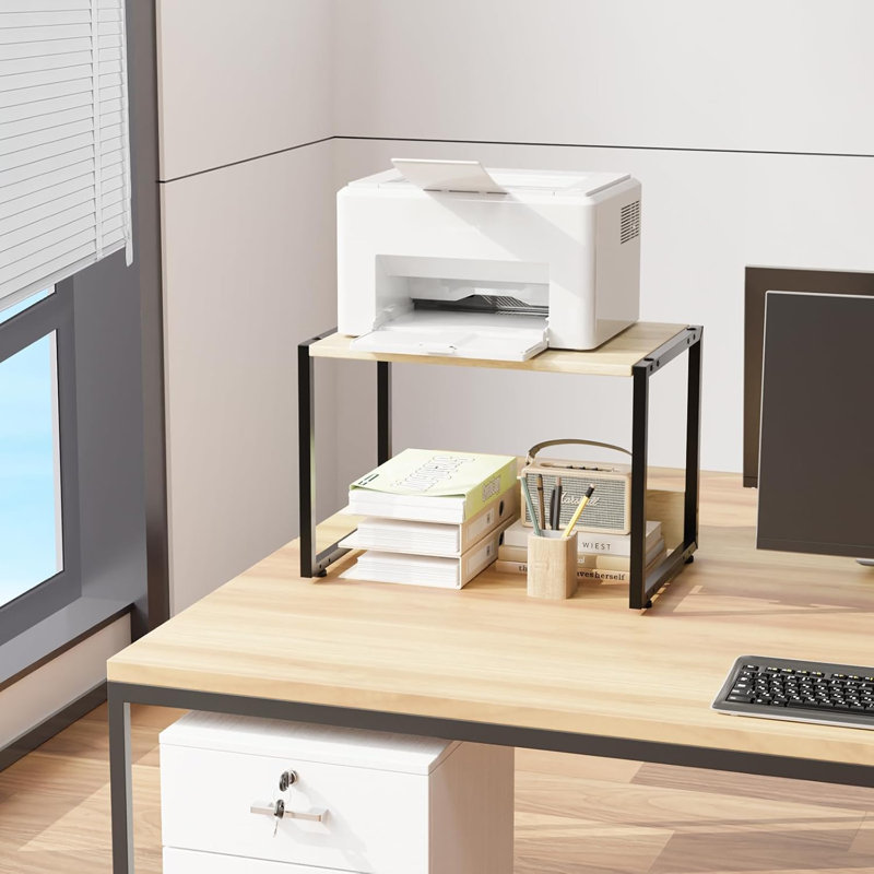 17.72" Printer Stand, Oak