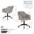 Flannigan Faux Leather Swivel Office Chair-659967884
