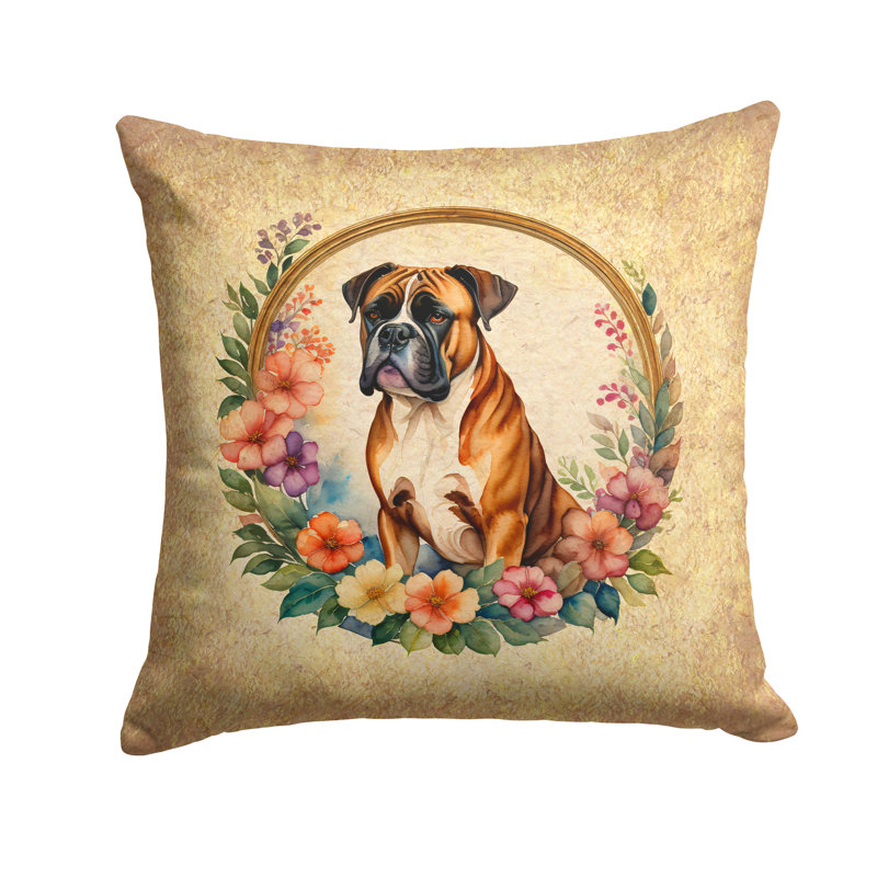  Coussin décoratif intérieur / extérieur en polyester Autre / Sans motif, H 14 po x l 14 po x P 3 po