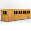 Powersheds 20 x 6ft Timber Tongue & Groove Pent Garden Shed