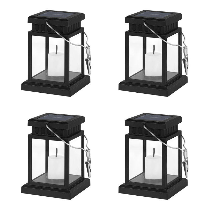 Matte Black Solar Powered Integrated LED Pathway Light Pack
