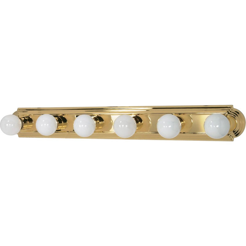 Natalia 6 - Light Dimmable Vanity Light, Brushed Nickel, 100 Watt