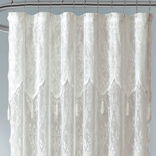 Rideau de douche en dentelle Cherrilyn