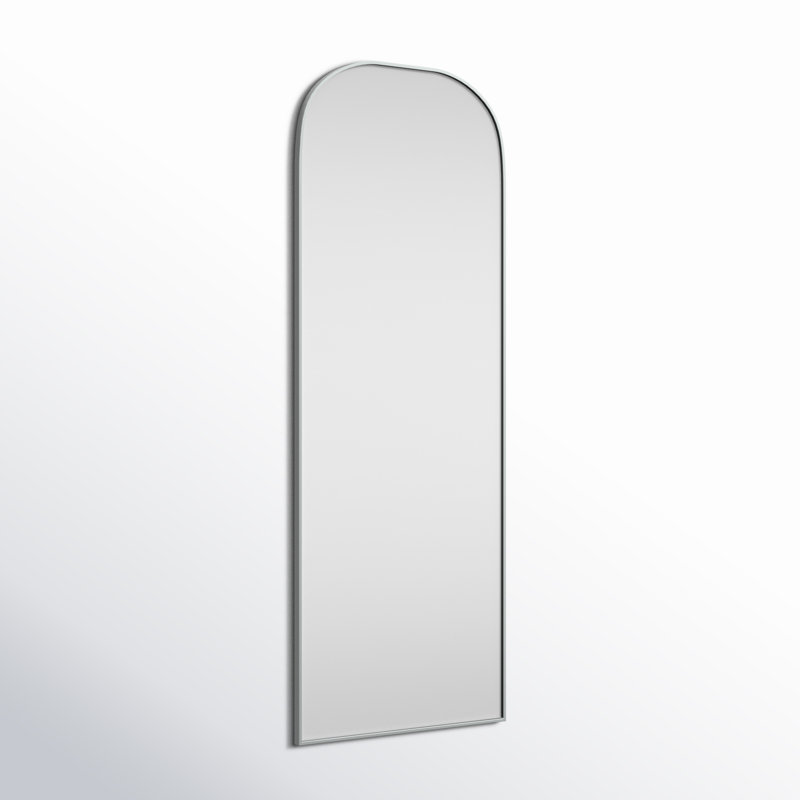Miroir mural Sabine, 74 po x 28 po, Argent argent