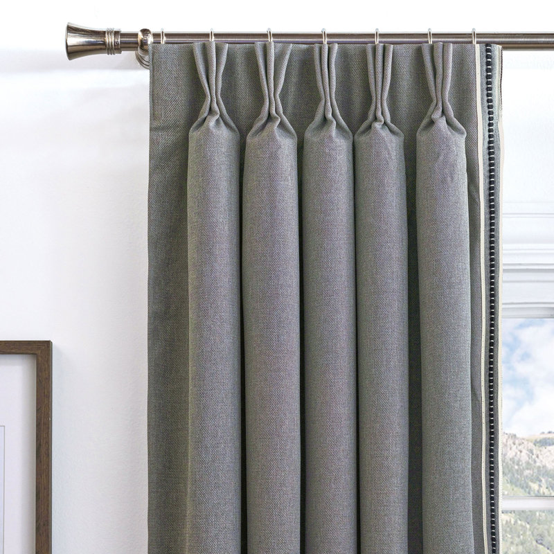 Rideau obscurcissant en polyester Andes, L 40 po x L 108 po, Gauche