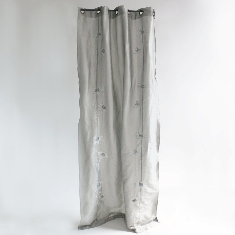 Panneau de rideau simple obscurcissant avec œillets Silva Rayon Floarl