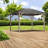 Durable Outdoor Canopy, Aluminum And Steel Frame Gazebo For Entertaining