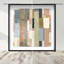 Beige Blocks II Shadowbox Abstract Print by Oliver Gal, Black Frame, 12 x 12-1420825593-1420825597