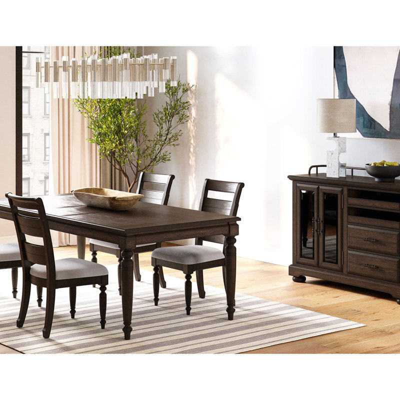 Deep Coffee Expandable Dining Table