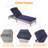 Saily Outdoor Wicker Chaise Lounge , Cushion Included-1844393155
