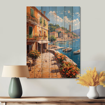 Jamaur La Dolce, plage italienne I sur bois