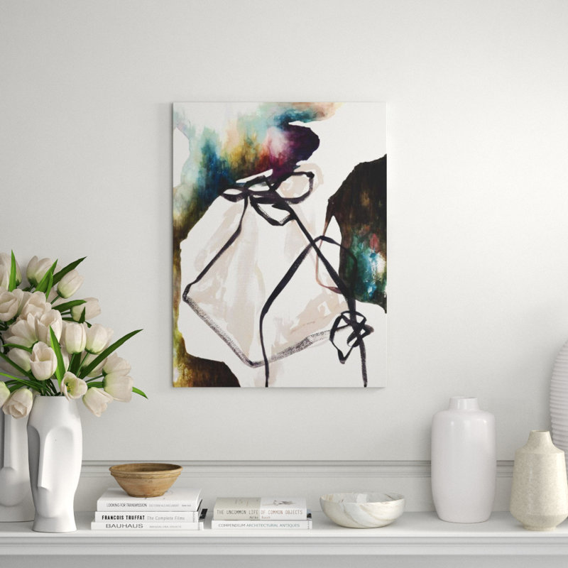 Dark Strings I Print by Sara Brown, 32" H x 24" W, Image Brush Gel