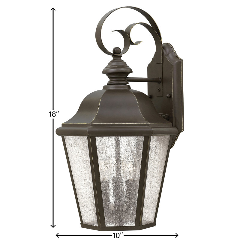 Edgewater 3 - Bulb Outdoor Wall Lantern, Oil Rubbed Bronze