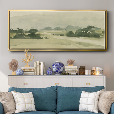 Watercolor Pasture II - toile encadrée