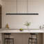 Darson 1 - Light Matte Black Kitchen Island Pendant